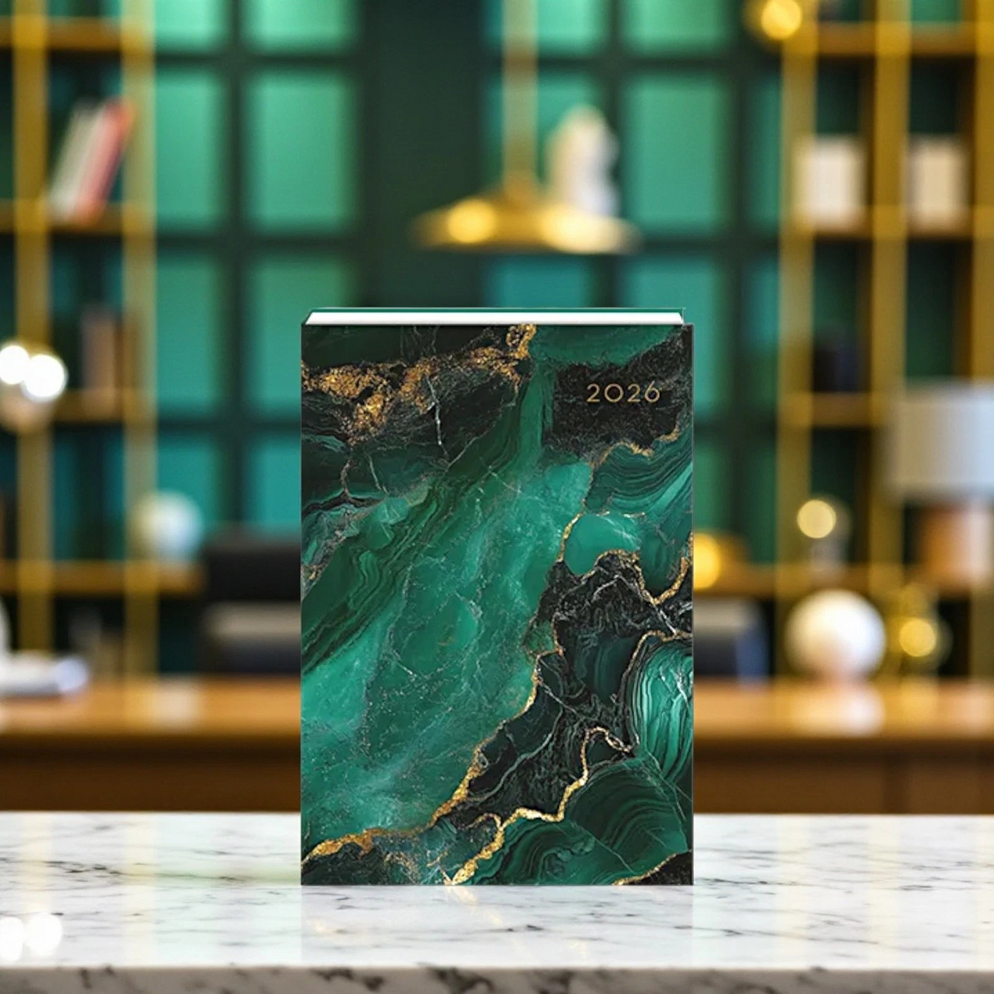 2026 A5 week to view diary planners - Marble design