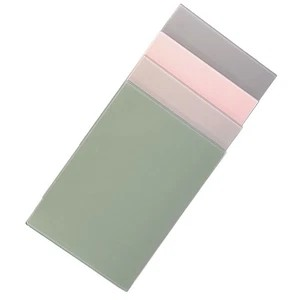 Set of 4 Glass Chopping Board - 4 Assorted Colours