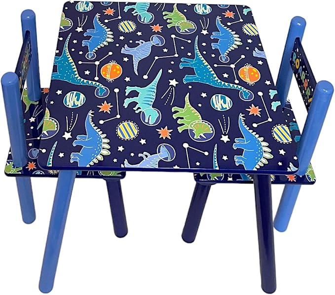 Kids Table & Chair Set- Dinosaur Design