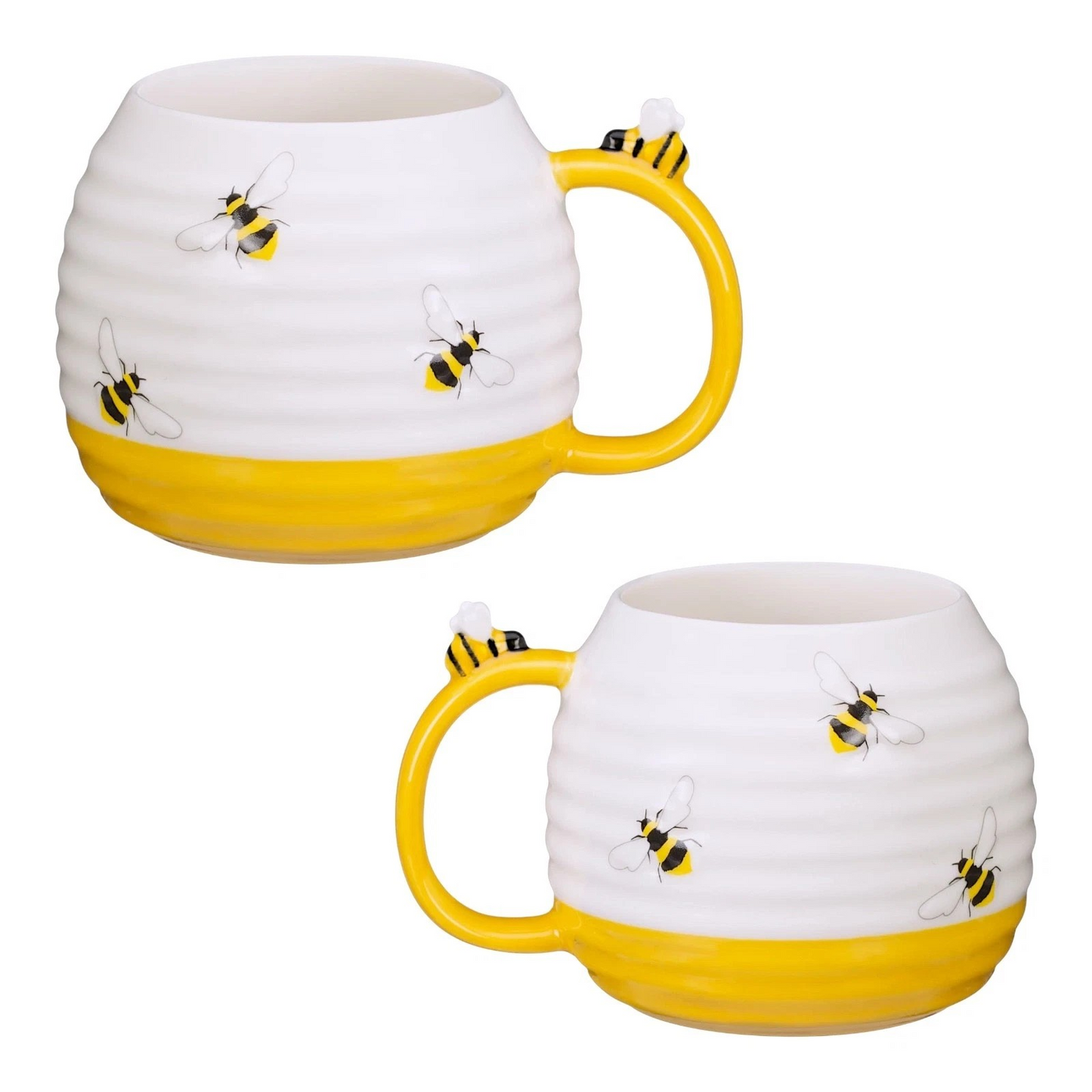 Bee Mug Extra Large Drinks Mug- Set of 4