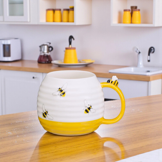 Bee Mug Extra Large Drinks Mug - Set of 2