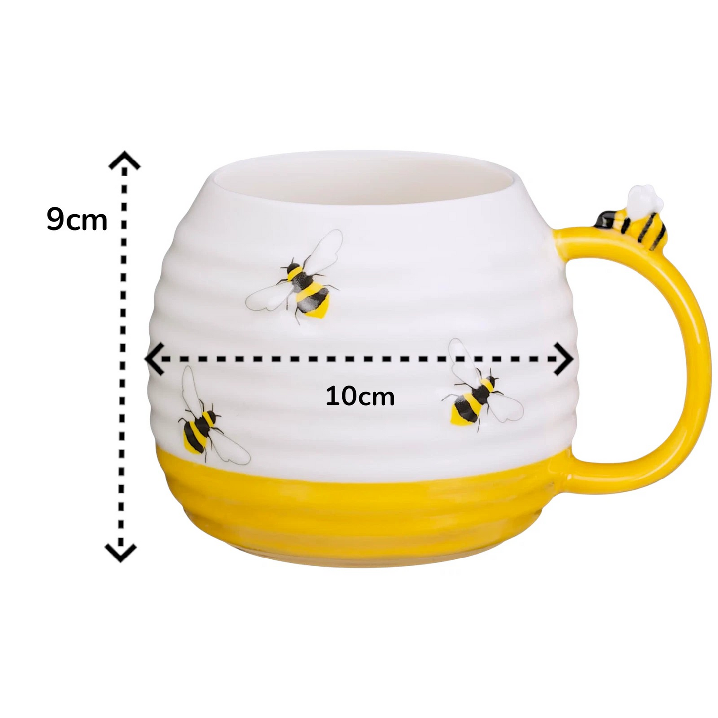 Bee Mug Extra Large Drinks Mug- Set of 4