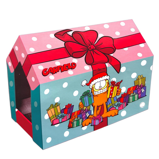 Garfield Cat Pet Scratching House - Pink