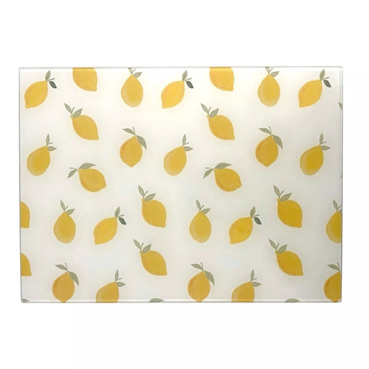 Glass Chopping Board Tempered Glass - Lemon