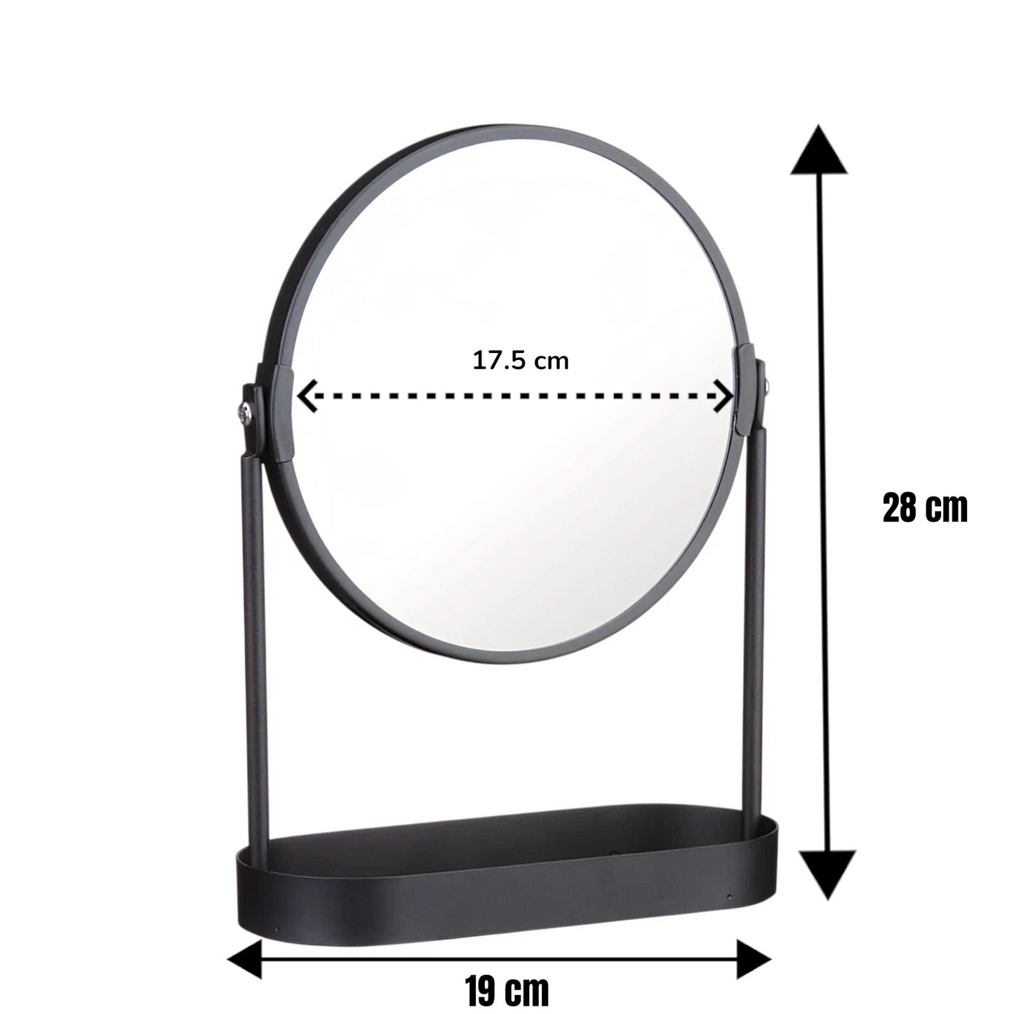 Dressing Table Mirror Double Sided 1x - 3x
