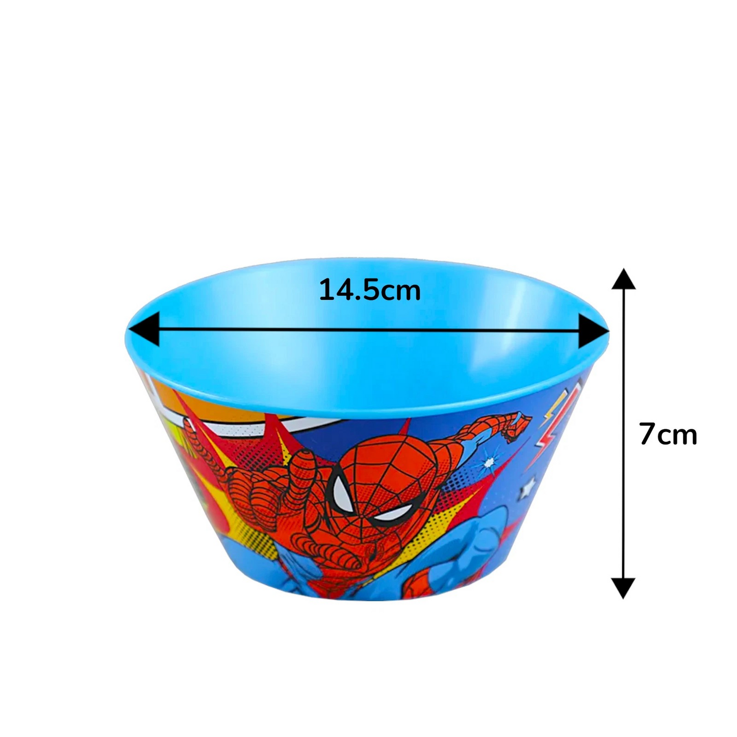 6PC Kids Dinner Tableware Set- Spidrman