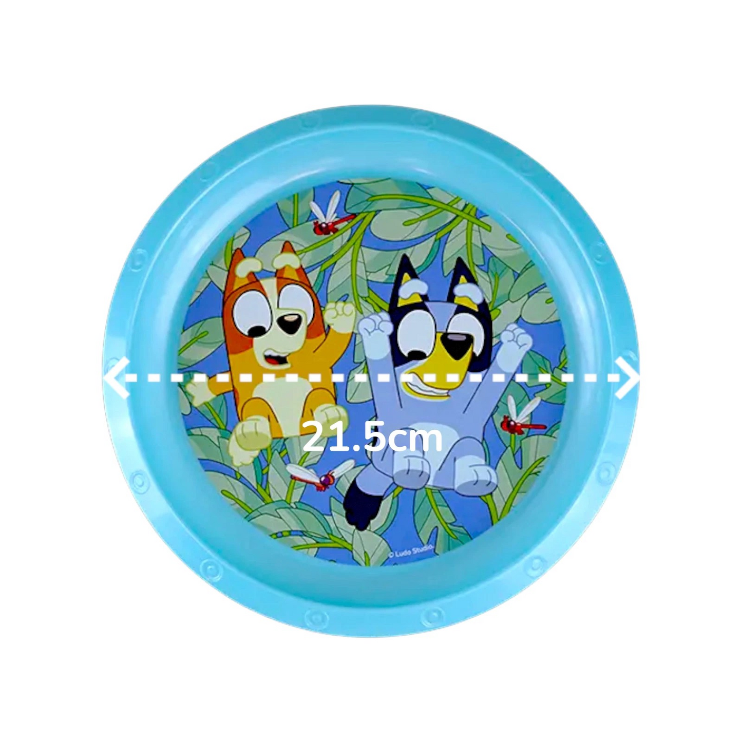 6PC Kids Dinner Tableware Set- Bluey