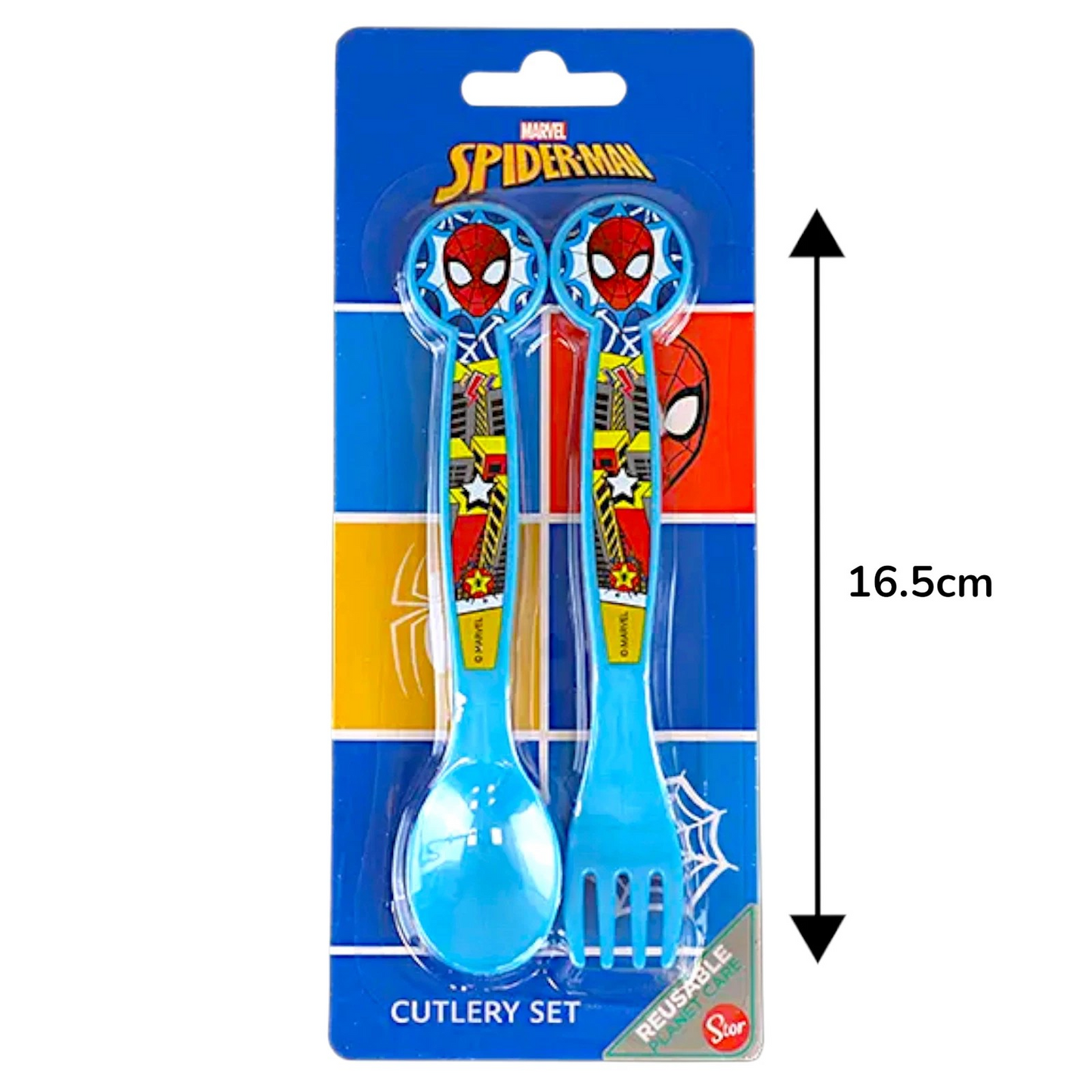6PC Kids Dinner Tableware Set- Spidrman
