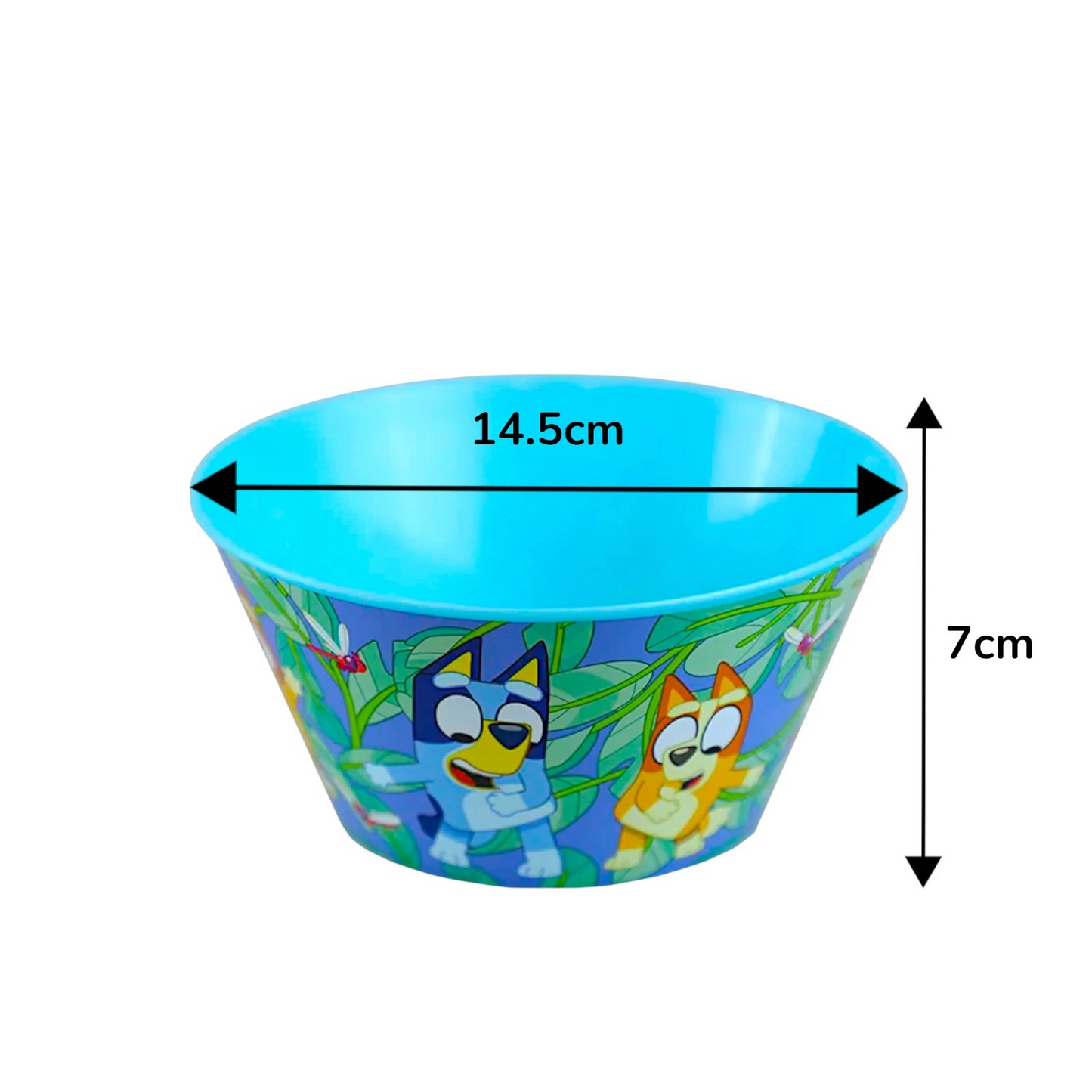 6PC Kids Dinner Tableware Set- Bluey