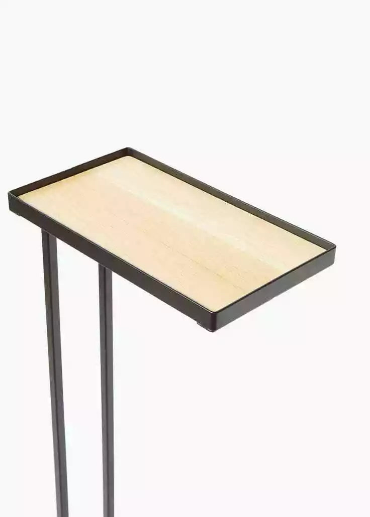 Modern Stylish Bath Side Table Matt Black Table
