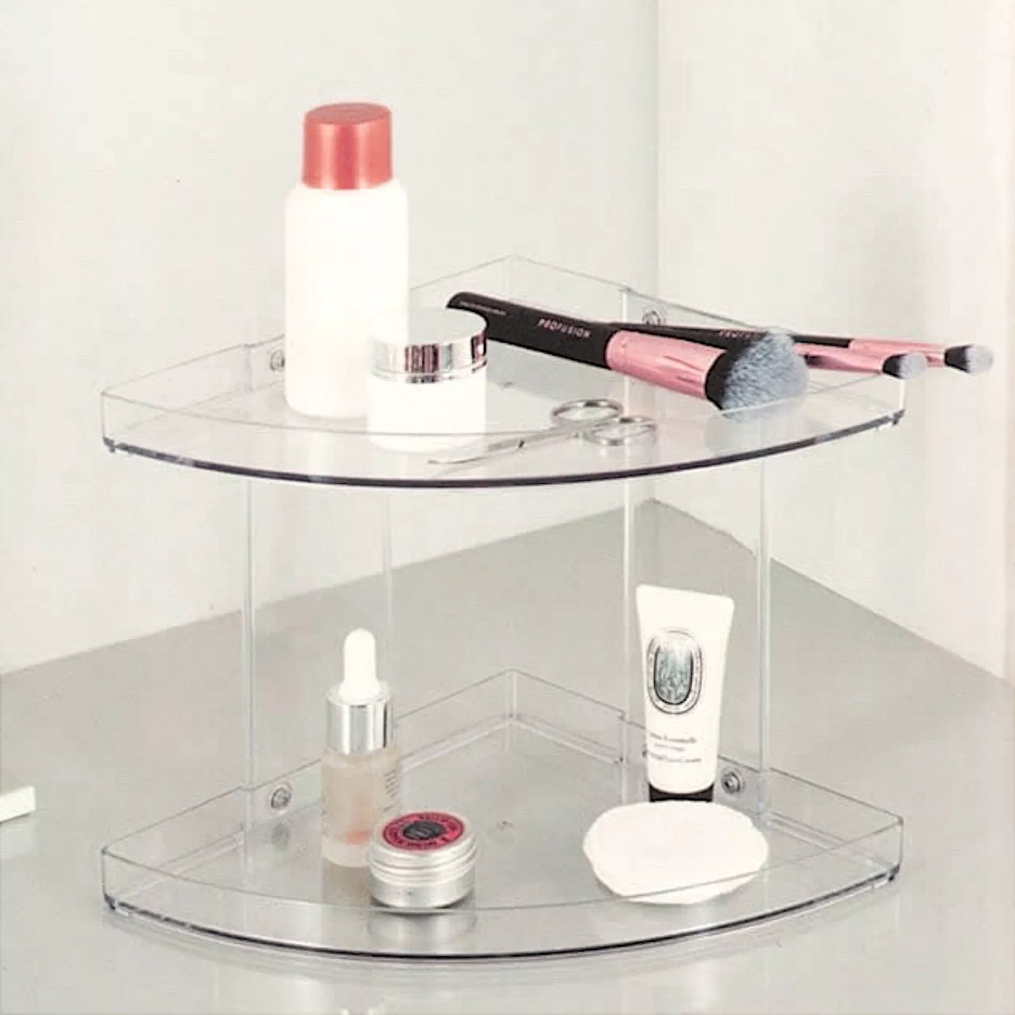 High Quality 2 Tier Corner Storage Shelves