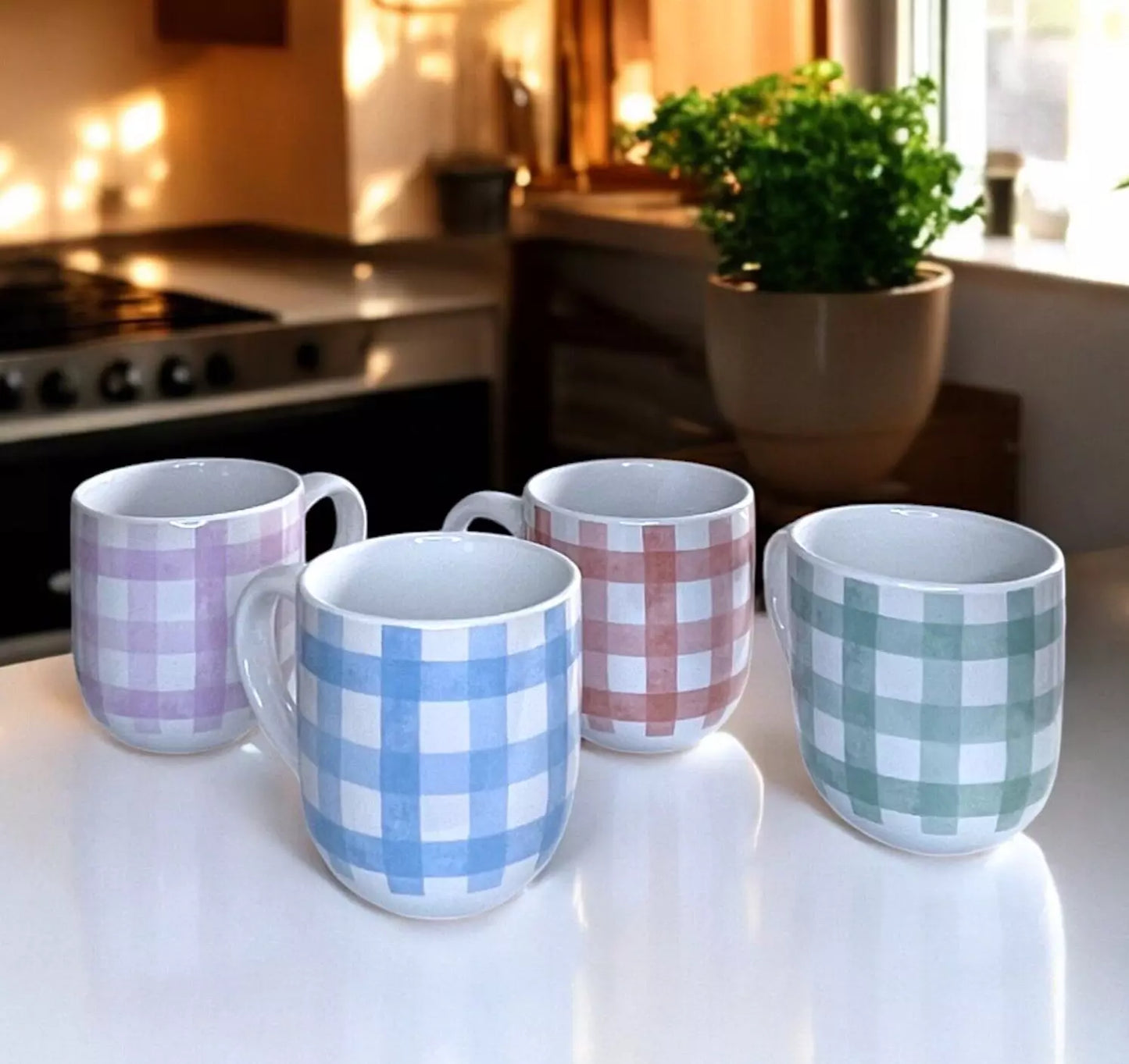 Set of 4 Tea Coffee Mugs