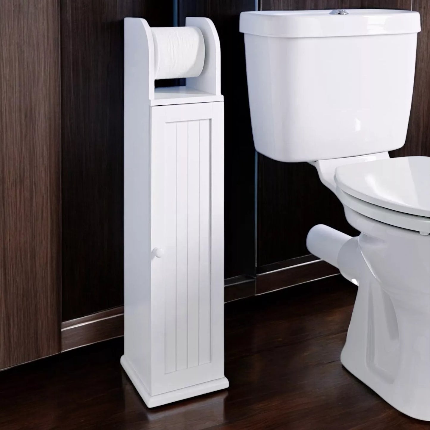White Toilet Paper Holder
