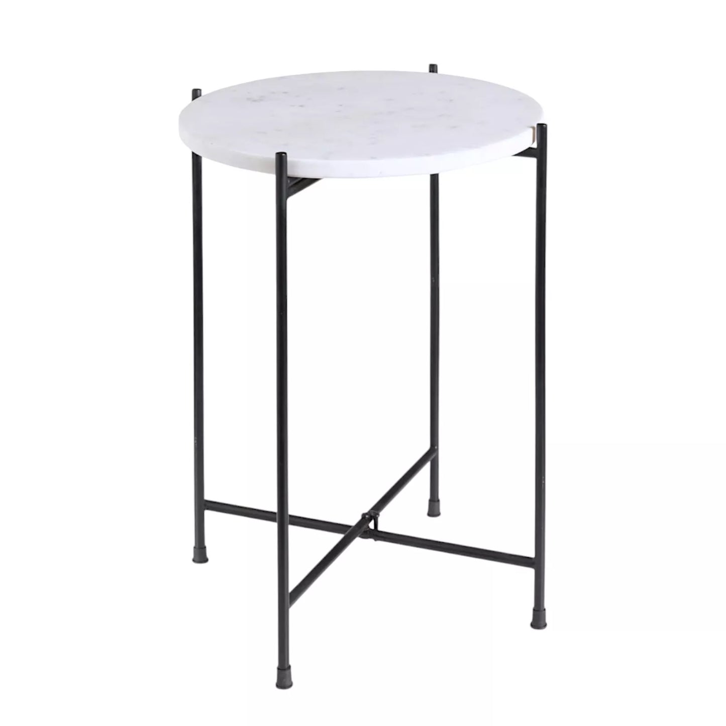 Solid Marble Side Table Round