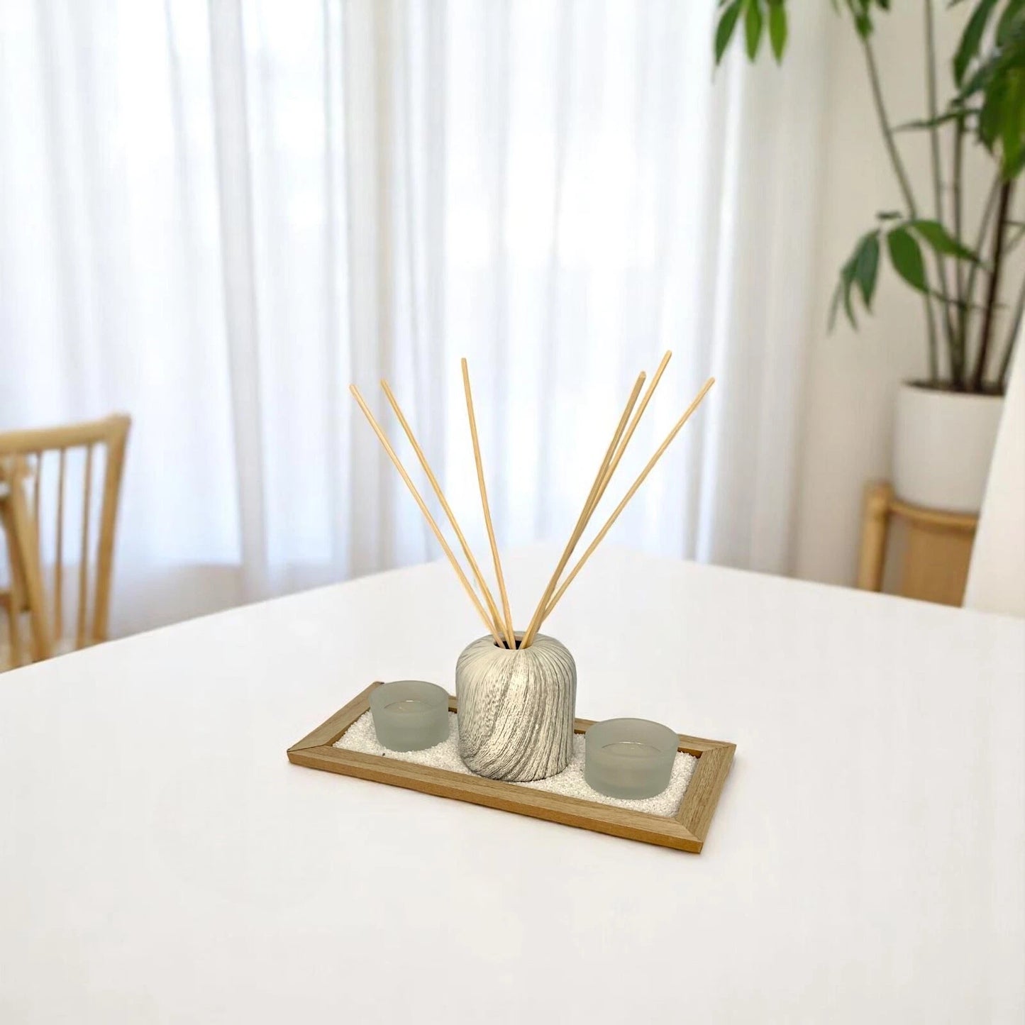 Decorative Fragrance Scented Marble Reed Diffuser