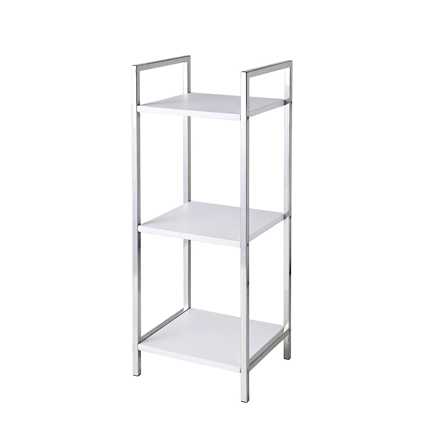 White High Gloss 3 Tier Unit Shelves
