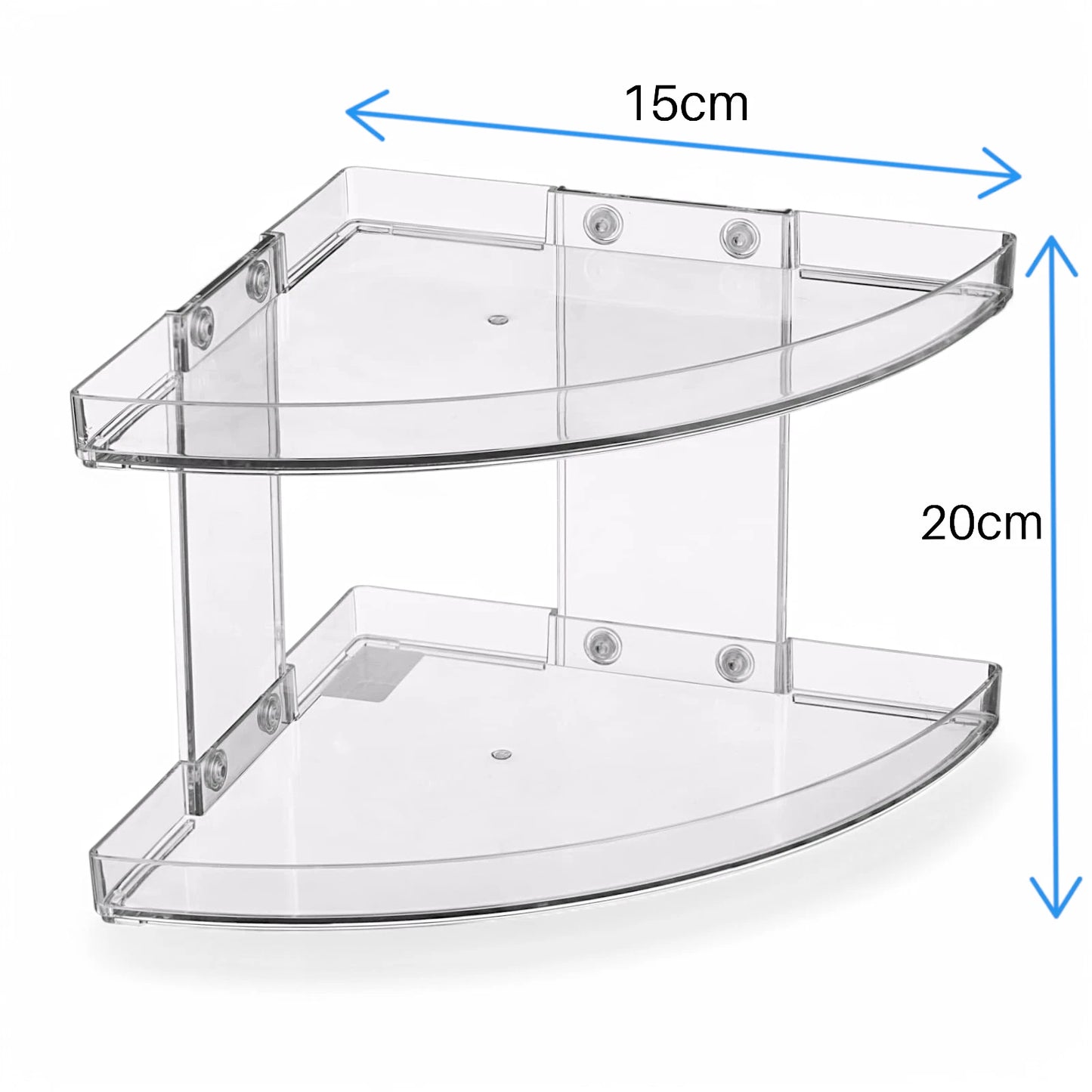 High Quality 2 Tier Corner Storage Shelves