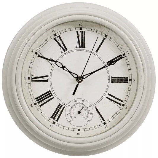 Traditional Lincoln Wall Clock (White)