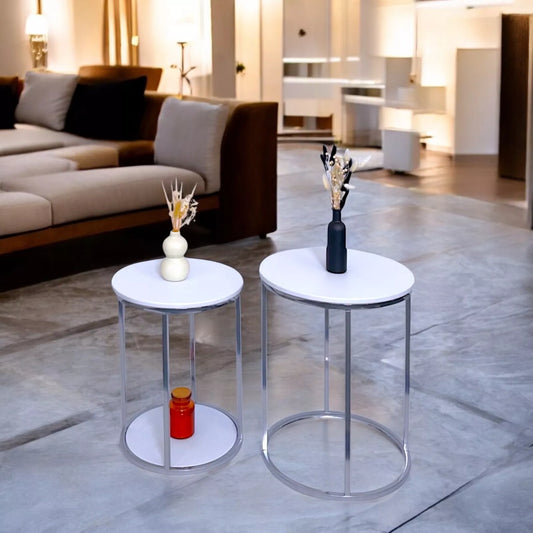 NEW Nest of Tables Set of 2 Coffee Side