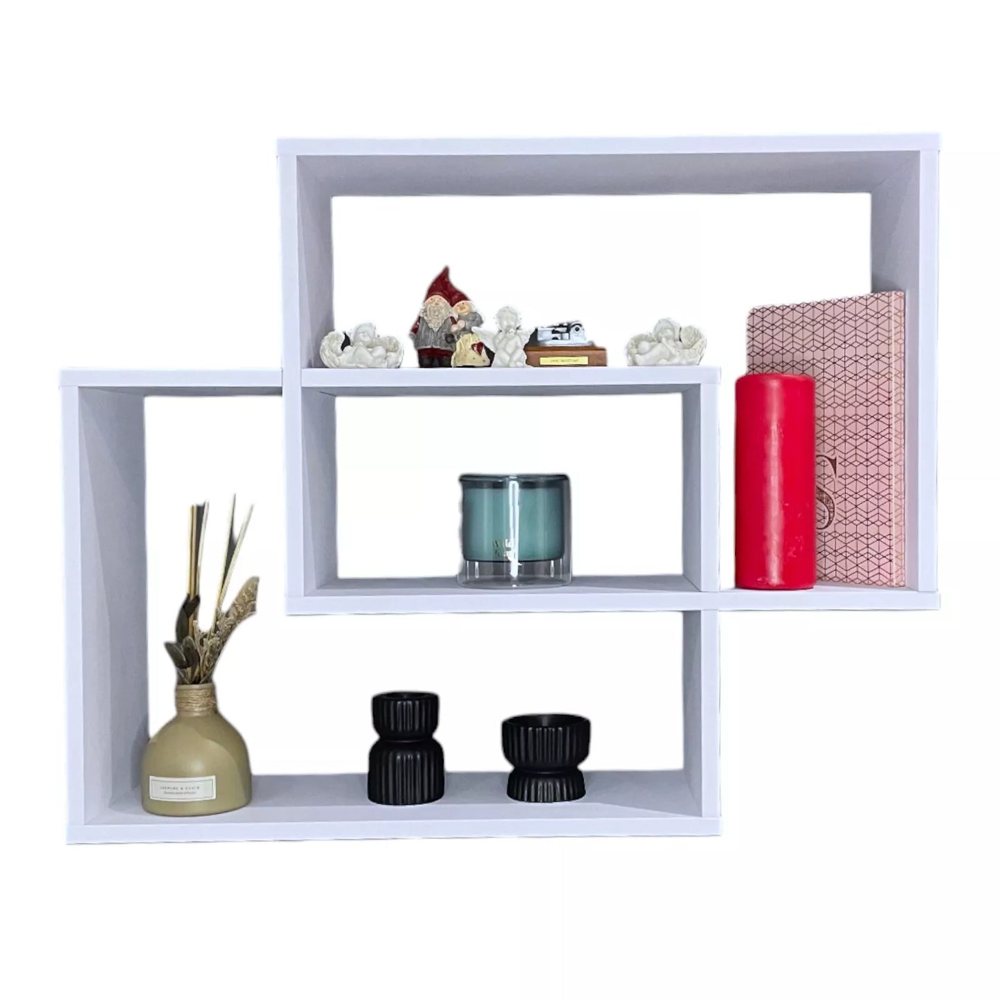Multi Compartment Shelf WHITE