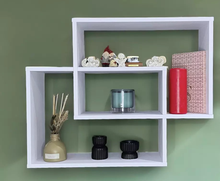 Multi Compartment Shelf WHITE