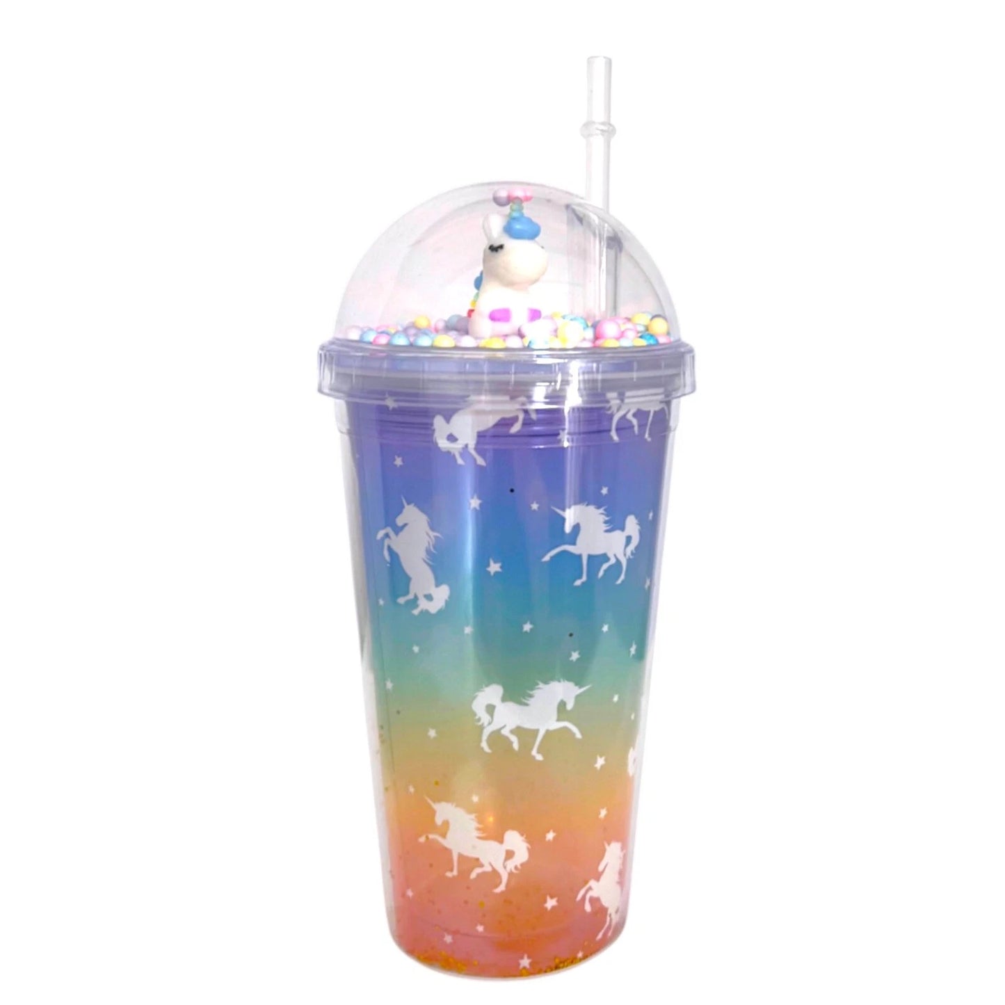Kids Unicorn Cup with Straw