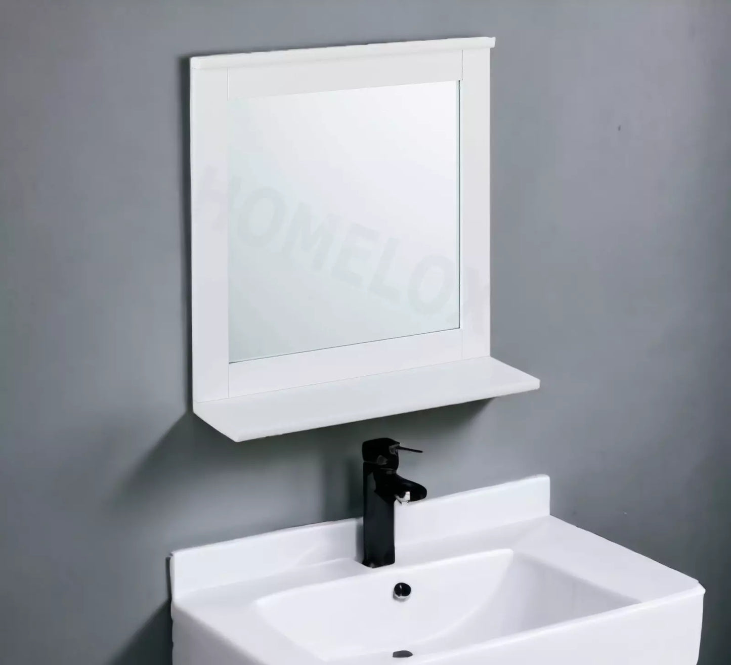Bathroom Mirror with Shelf