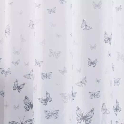Butterfly Hookless Shower Bathroom Curtain
