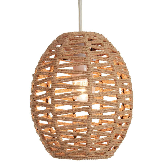 Isla Wicker Light Shade Natural