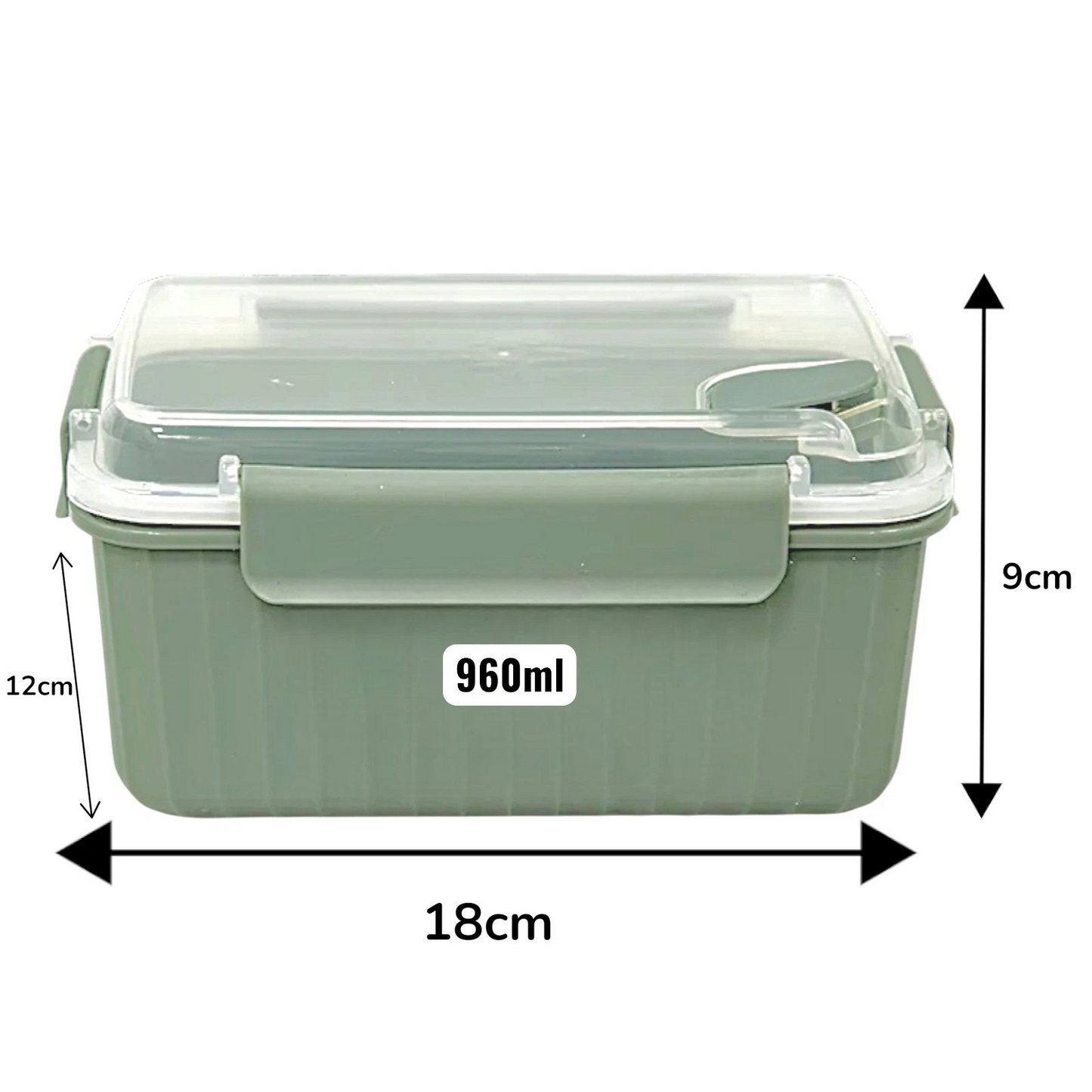 4 Pack Food Containers Food Storage - 960ml Each