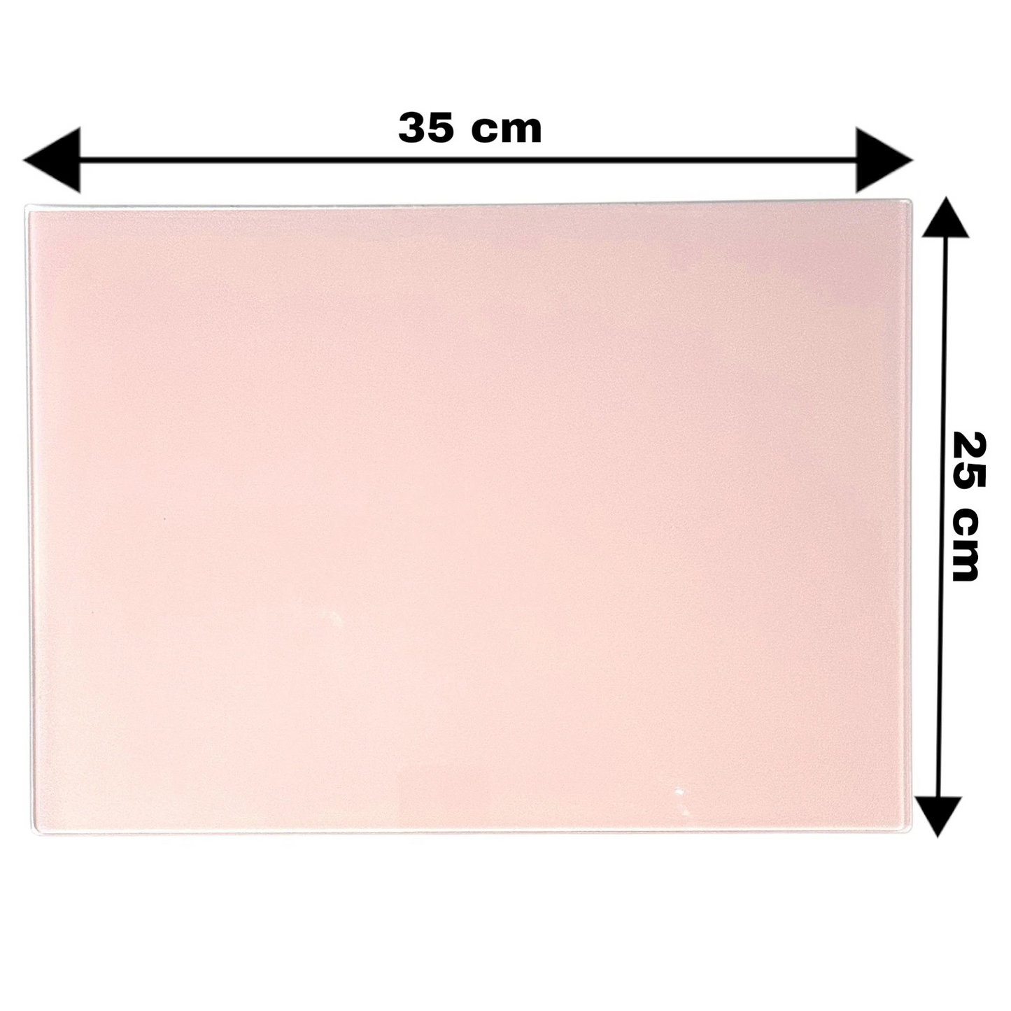 Set of 4 Glass Chopping Board - 4 Assorted Colours