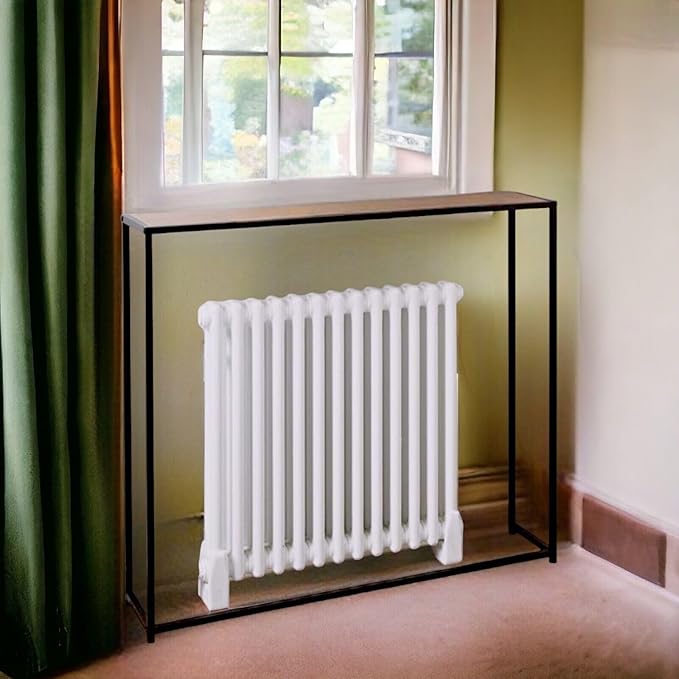 Rustic Freestanding Radiator Console Table