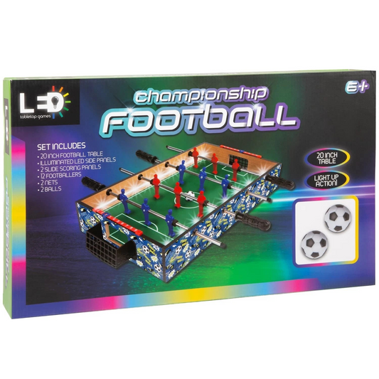 Home Gaming Table Football Set Edition With LED - Gift for 6+