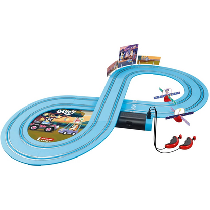 Carrera Bluey and Bingo Race Car Track Set - 2.4m Race Track