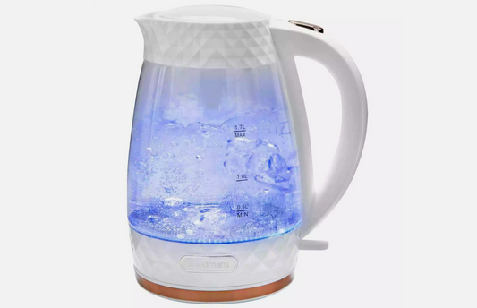 Goodmans White & Rose Gold Kettle