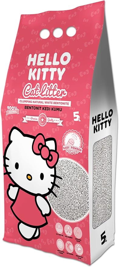 HELLO KITTY Bentonite Baby Powder Cat Litter