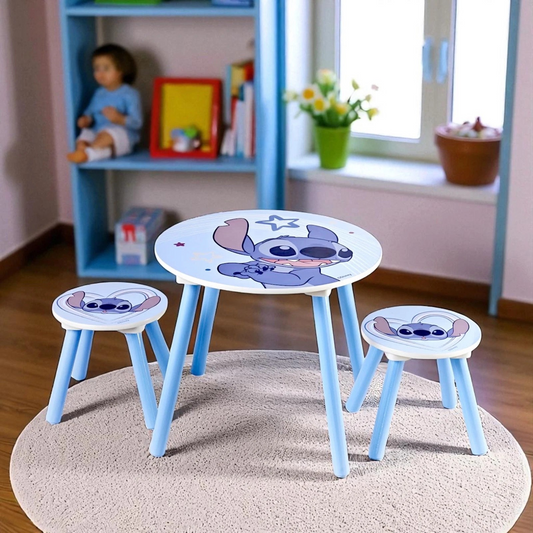 Disney Stitch Table and 2 Chairs Set