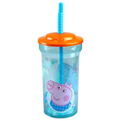 Kids Sandwich Box and Straw Tumbler Set - Peppa Pig