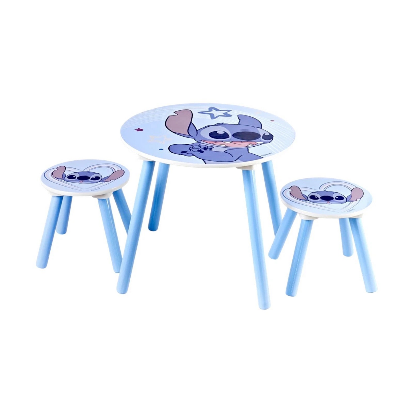 Disney Stitch Table and 2 Chairs Set