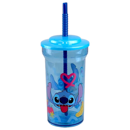 Kids Sandwich Lunch Box and Straw Tumbler- Stitch