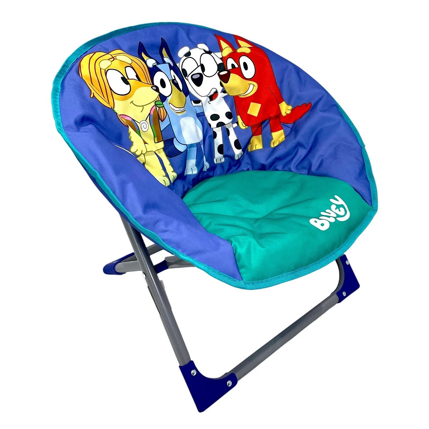 Bluey Moon Chair Seat Children Kids Bedroom Chair Foldable -Bluey