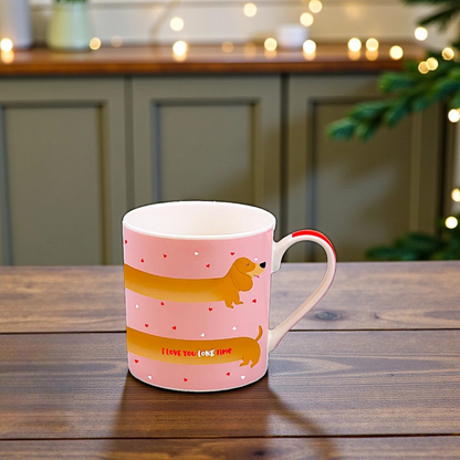 Sausage Dog Print Mug – Large Coffee & Tea Mug