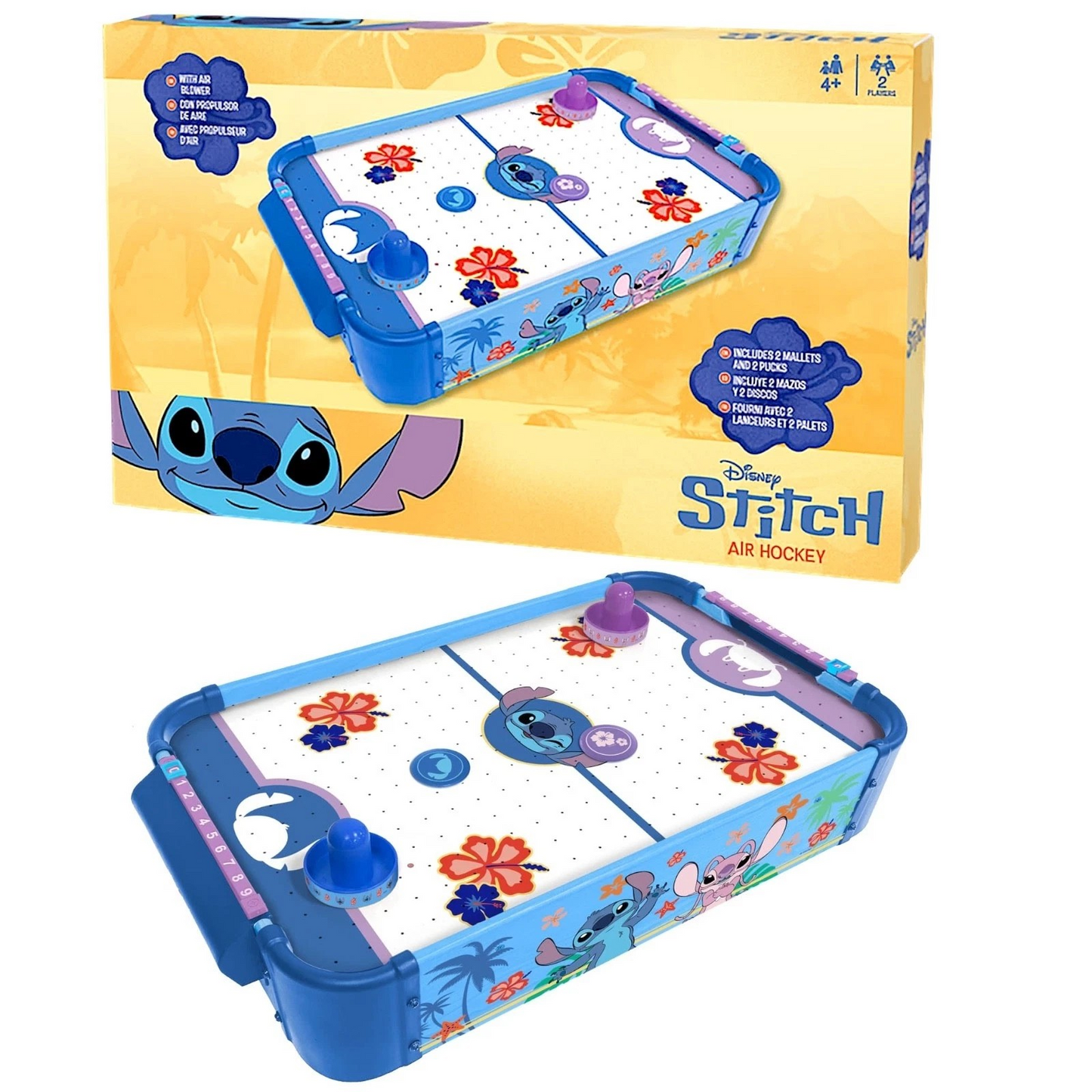 Stitch LED Air Hockey Table – Kids & Family Game Set