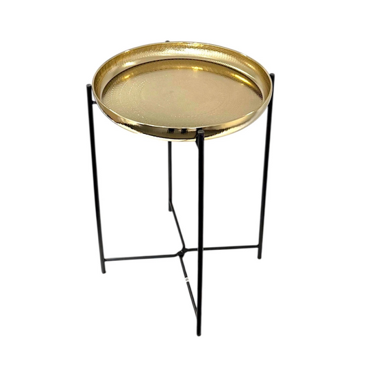 Gold Tray Metal Coffee Table  Gold Table