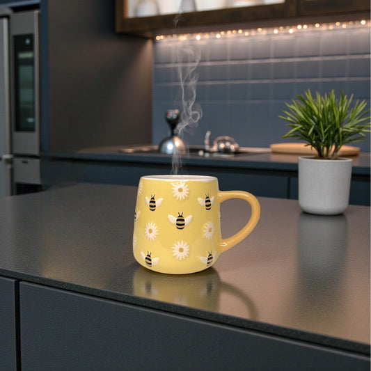 Bee Coffee Mug – Tea Cup Fun Honeybee Kitchenware