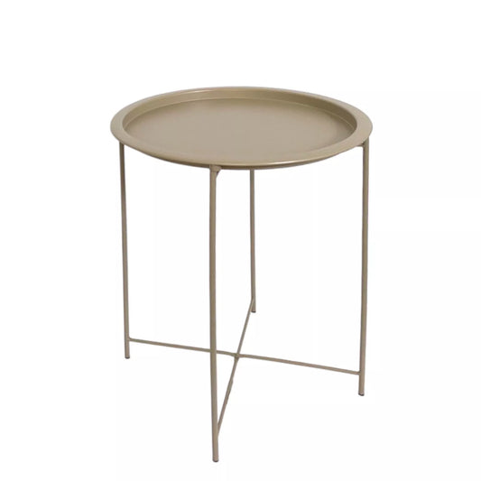 Metal Side/Coffee Tray Table With Removable Top