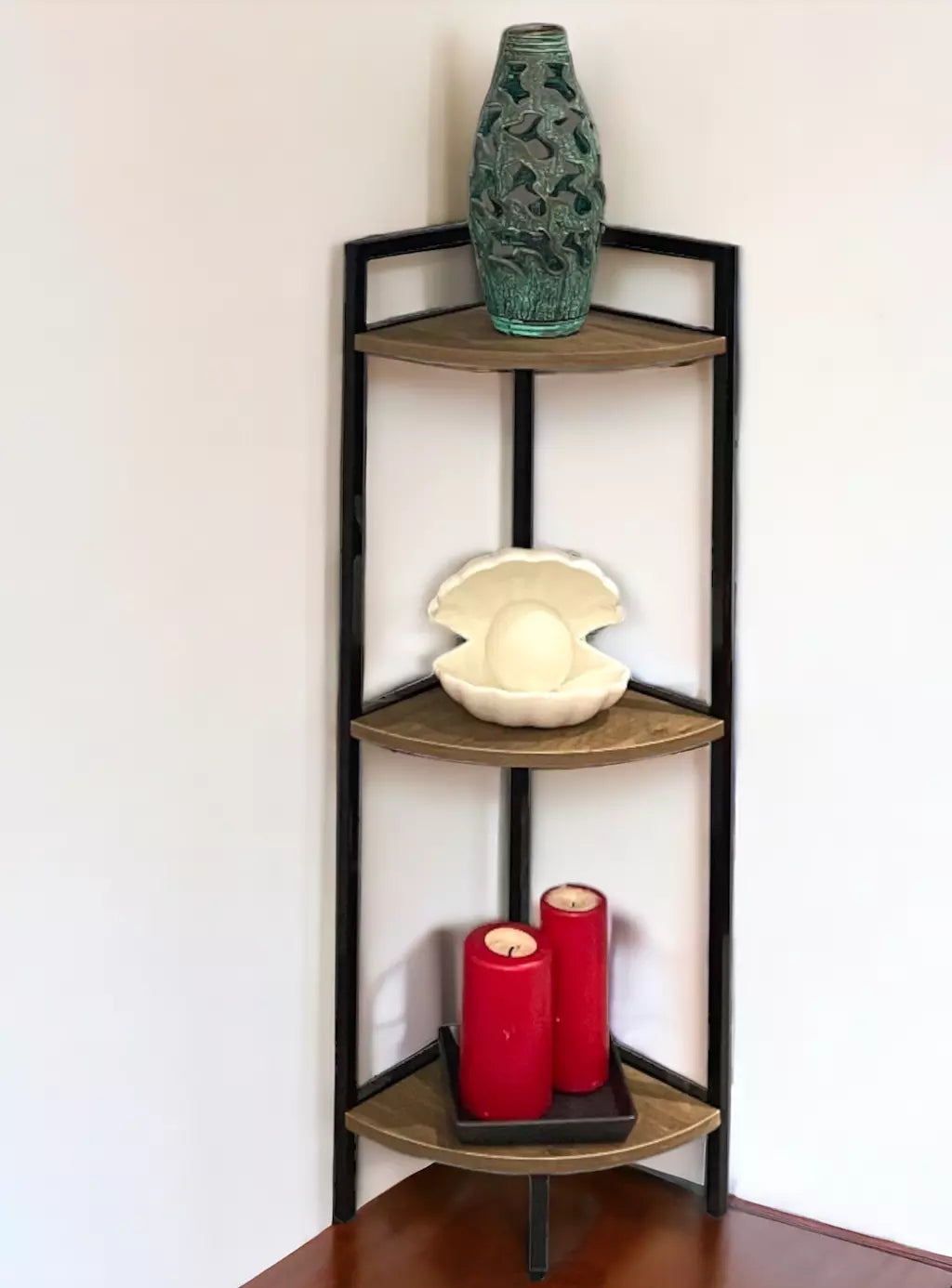 Corner Shelf Stand 3 Tier Organizer Rack Storage