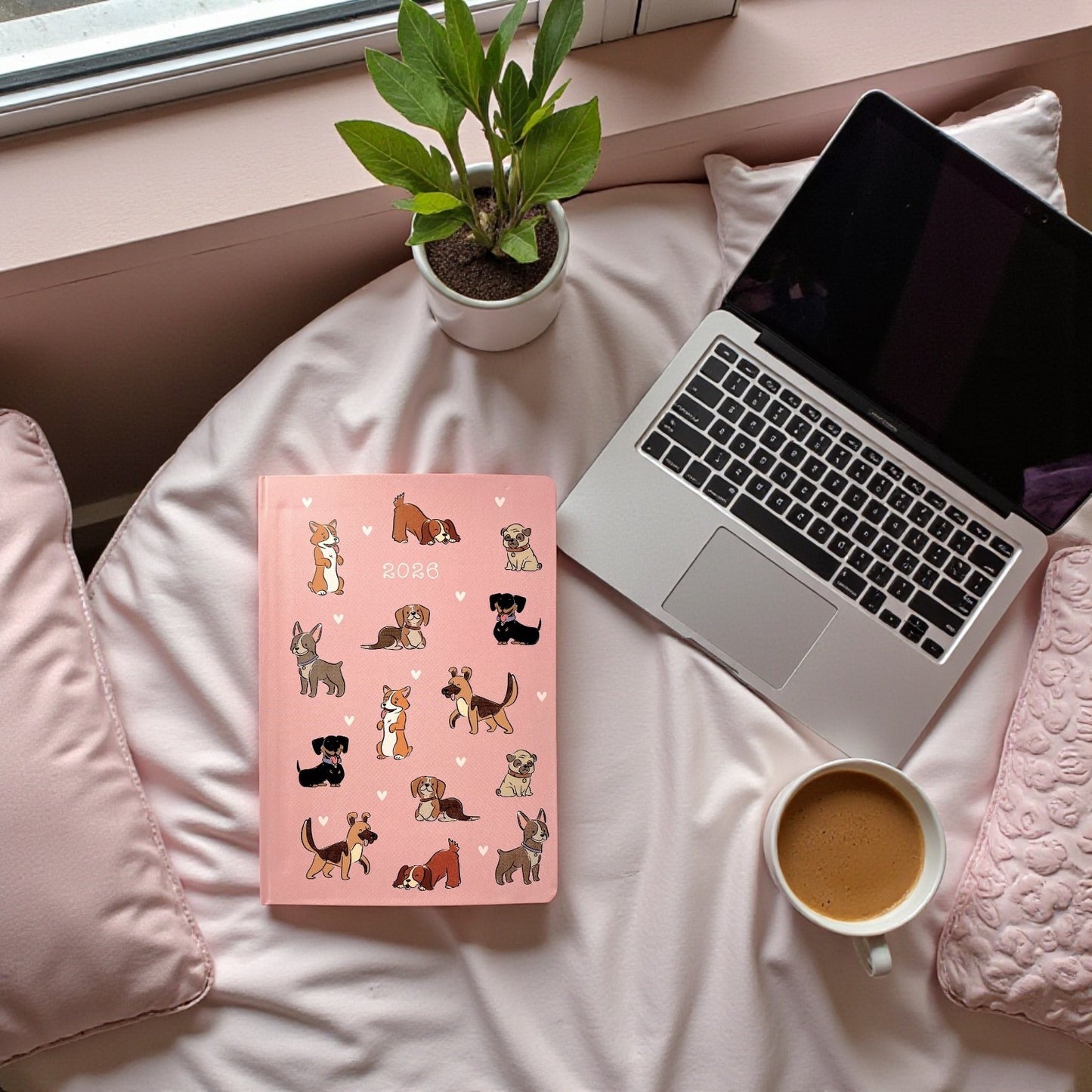 2026 A5 Weekly Diary & Planner – Dogs Design