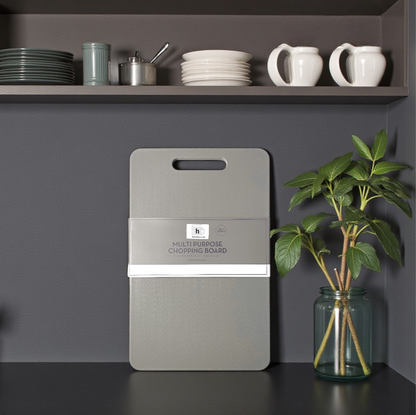 Kitchen Chopping Board Multi-Purpose Cutting Board Food Prep - Grey