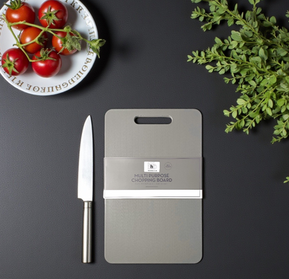 Kitchen Chopping Board Multi-Purpose Cutting Board Food Prep - Grey